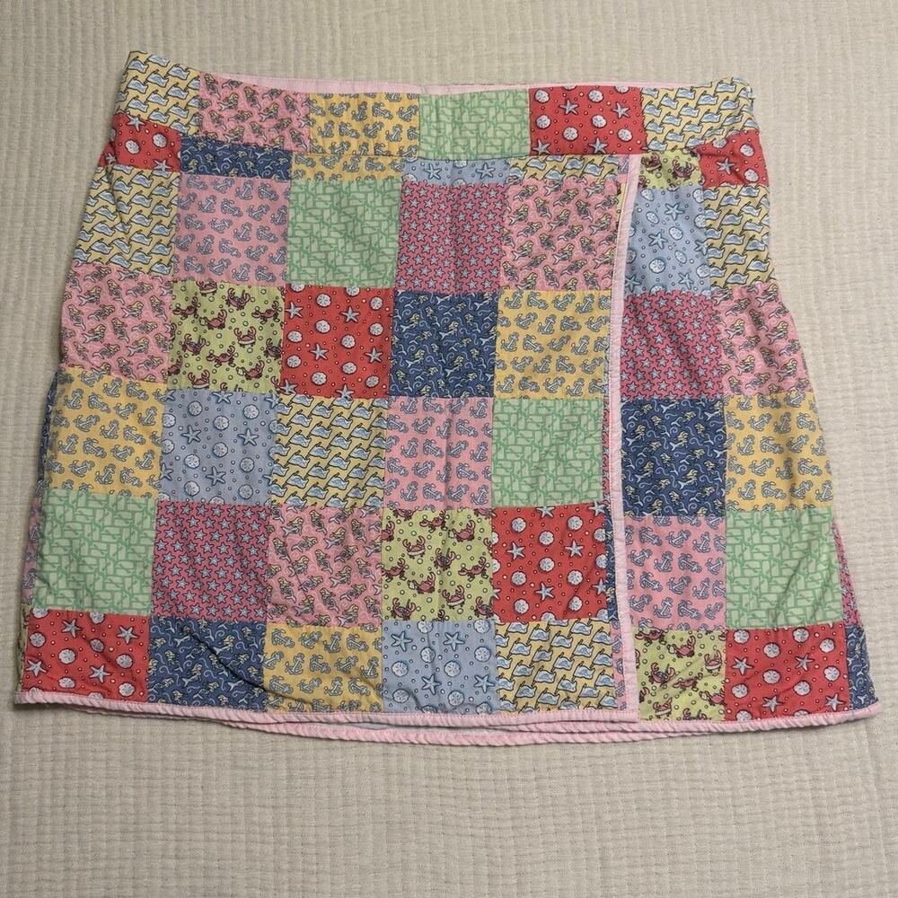 Patchwork Vineyard Vines Y2K Quilt Skirt *SEE PHOTOS*